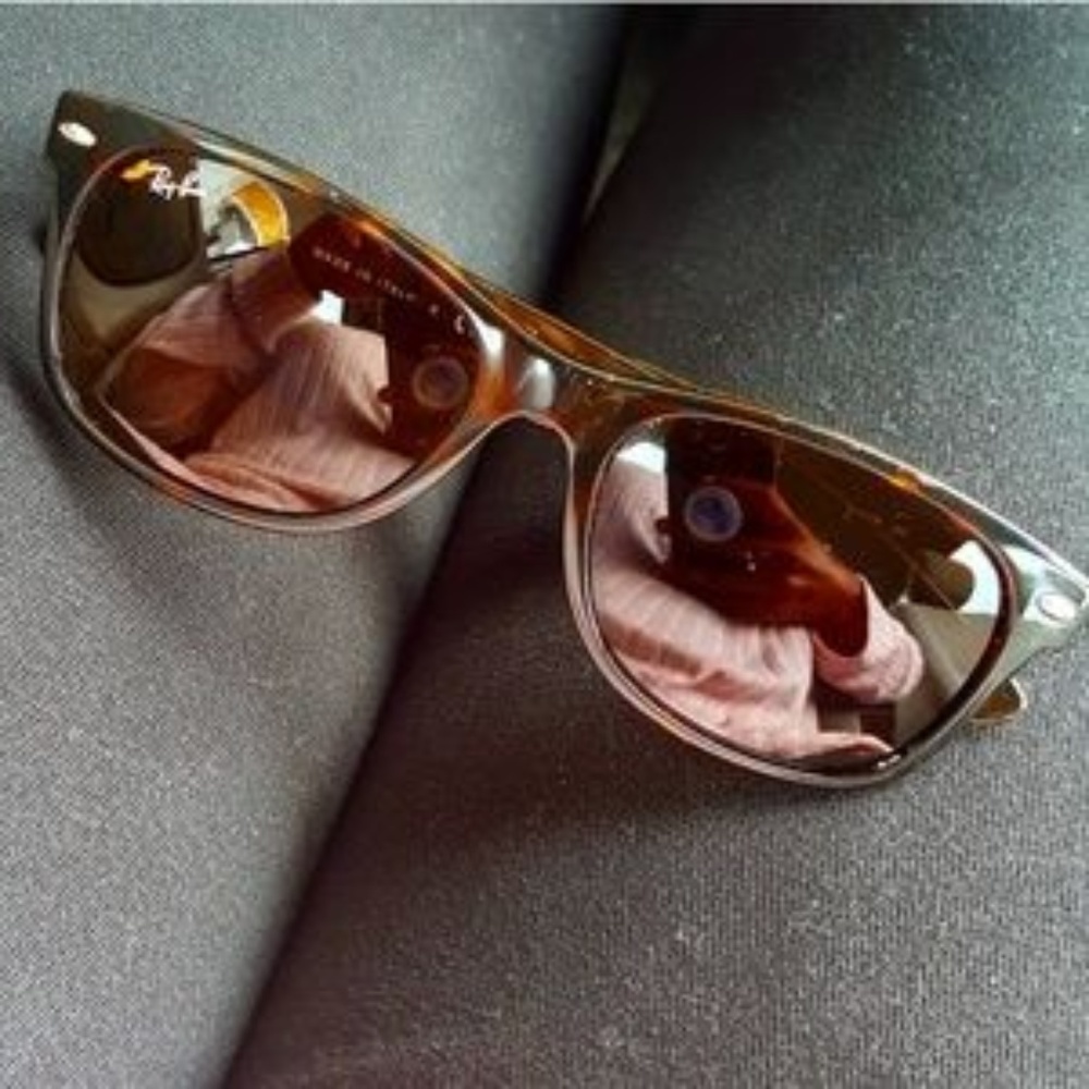 HP 🎉 Ray-Ban Sunglasses Brown New Wayfarer 2132